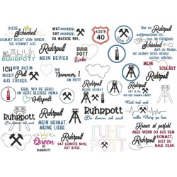 Stickserie Ruhrpott Liebe